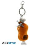 AbyStyle One Piece Llavero de Peluche Carne de Luffy