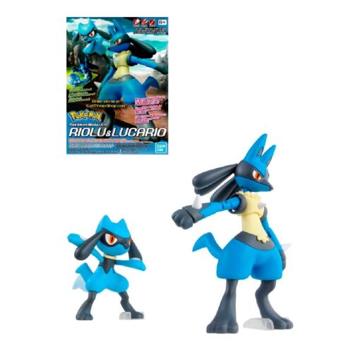 Bandai Hobby Pokémon Model Kit Riolu & Lucario